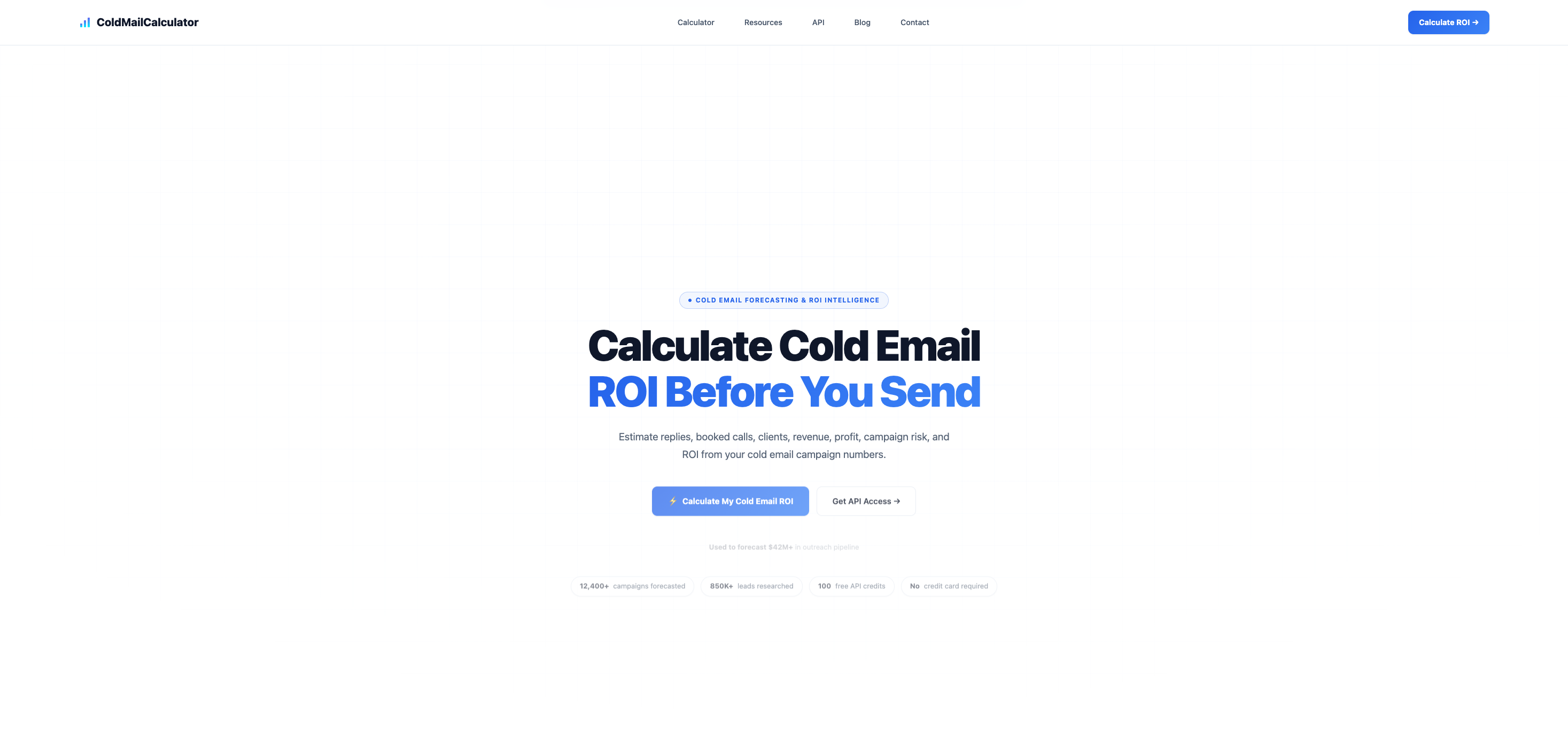 Cold Mail Calculator